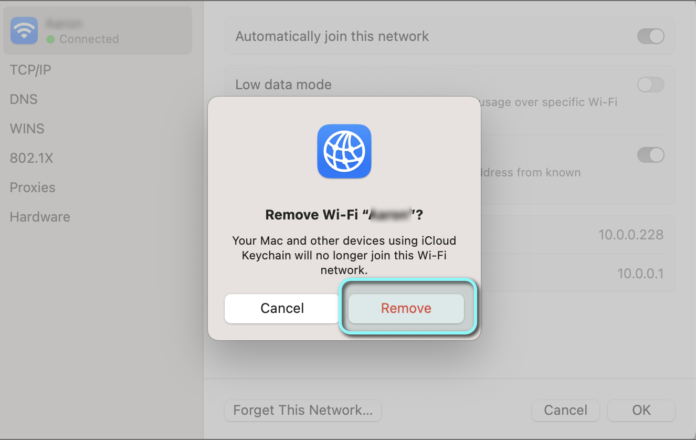 Reset Wifi on Mac